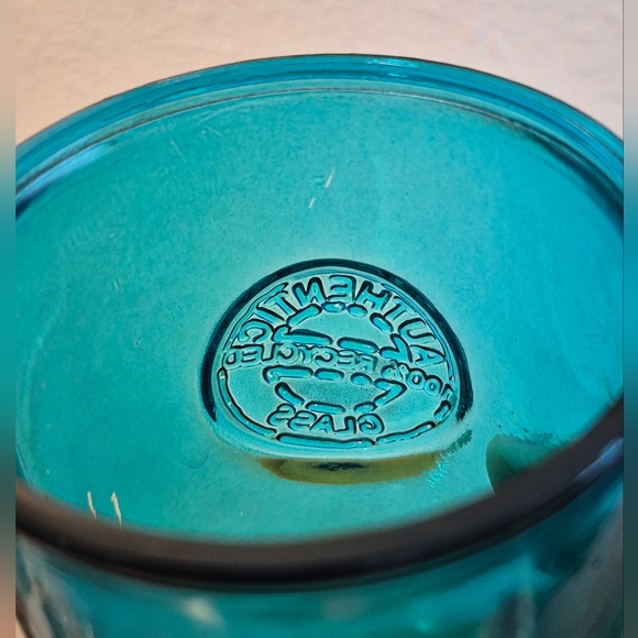 Set of 2 Vidrios San Miguel Authentic 100% Recycled Glass Drinking Glasses 16 oz - Picture 9 of 10